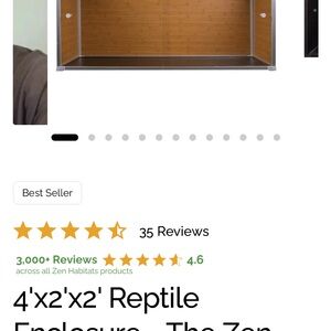 Zen Habitats Reptile Enclosure 4'x2'x2'